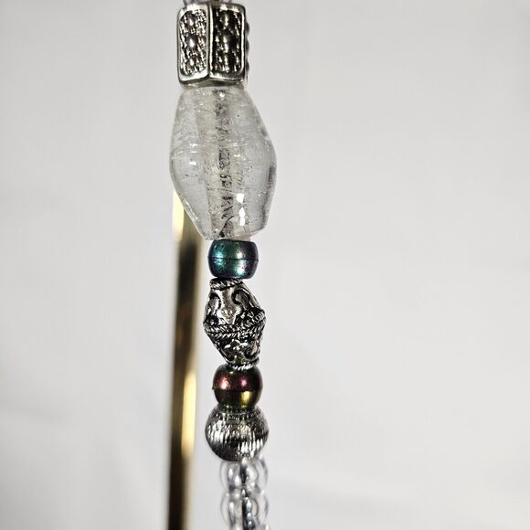 Vintage Handmade Cigar Box Purse with Beaded Strap Horse & Carriage Design - Picture 5 of 9